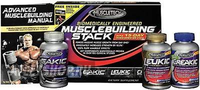 Muscletech Muscle Building Stack комплект:Gakic,Leukic,Creakic